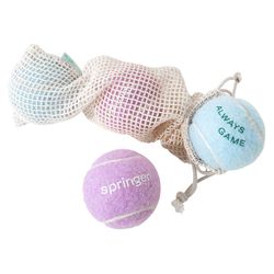 Springer For Dog Assorted Rubber Pet Tennis Balls 4 pk