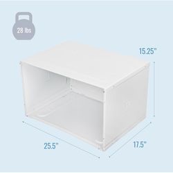 Keystone Air Conditioner Sleeve 25.5 in. W X 15.25 in. H White