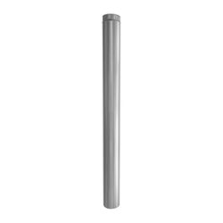 Imperial 5 in. D X 60 in. L Galvanized Steel Furnace Pipe