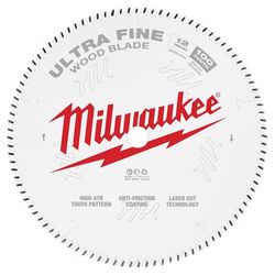 Milwaukee 12 in. D X 1 in. Tungsten Carbide Circular Saw Blade 100 teeth 1 pk