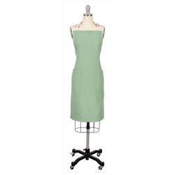 Monaco Mineral Green Cotton Apron