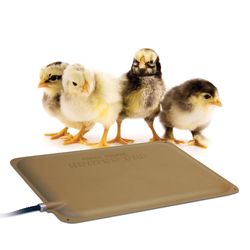 K&H Pet Prodcuts Brown Heated Pet Mat 9 in. W X 12 in. L