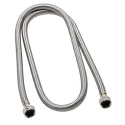 Fluidmaster 3/4 in. Hose in. X 3/4 in. D Hose 72 in. Braided Stainless Steel Washing Machine Supply