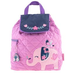 Stephen Joseph Elephant Quilted Backpack Cotton 1 pk