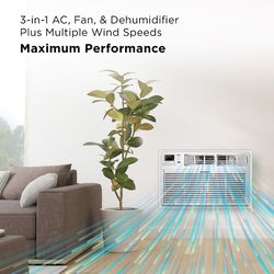 TCL 14000 BTU 230 V Through-the-Wall Air Conditioner w/Remote 700 sq ft
