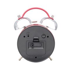 Seiko 5.5 in. Red Alarm Clock Analog Battery Operated