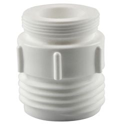 GT Water Products Drain King Female Thread 5/8 in. x 5/8 in. White Outlet Adapter
