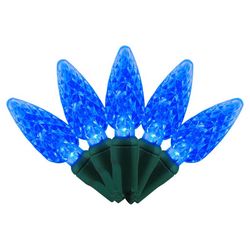 Celebrations LED C6 Blue 5 ct Replacement Christmas Light Bulbs