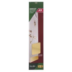 Ace 6 in. H X 30 in. L Brass Kickplate