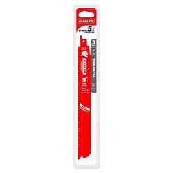 Diablo Steel Demon 9 in. Bi-Metal Dual Tooth Reciprocating Saw Blade 20/24 TPI 5 pk