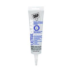 DAP Crystal Clear Synthetic Rubber All Purpose Waterproof Sealant 5 oz
