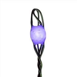 Celebrations LED Big Seed Cluster Blue 250 ct String Christmas Lights 10 ft.