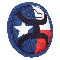 Hooey For Dog Jute Texas Flag Dog Toy 1 pk