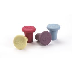 Fox Run Outset Assorted Silicone Bottle Stopper