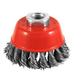 Stay Sharp 3 in. Knotted Wire Cup Brush Carbon Steel 1 pc