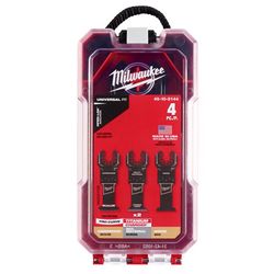 Milwaukee Carbon Steel Multi-Tool Semi-Circle Oscillating Blade Set 4 pc