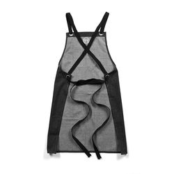 Outset Black Cotton Denim Apron