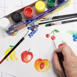 Bazic Products Assorted Artist Paint Brush Set