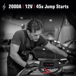 Schumacher Rugged By Schumacher Automatic 12 V 2000 amps Jump Starter and Power Bank