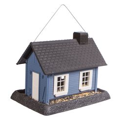 North States Wild Bird 1 lb Plastic Hopper Bird Feeder 4 ports
