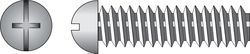 HILLMAN No. 8-32 Ga. X 2 in. L Combination Round Head Zinc-Plated Steel Machine Screws 100 pk
