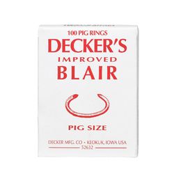 Decker Animal Ring For Pig