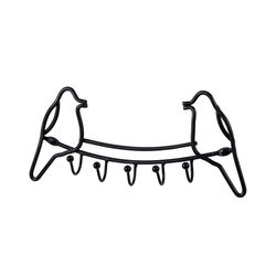 Spectrum 10-1/2 in. L Metal/Steel Key Rack 1 pk