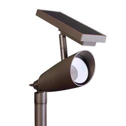 Feit OneSync Bronze Solar Powered/Remote 1 W LED Spotlight 1 pk
