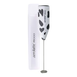 Aerolatte White Stainless Steel/ABS Plastic Milk Frother with Case