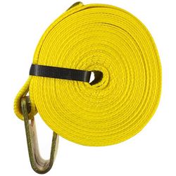 Keeper 4 in. W X 30 ft. L Yellow Winch Strap 5000 lb 1 pk