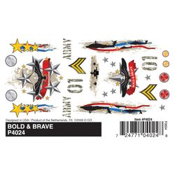 PineCar Dry Transfer Decal Multicolored