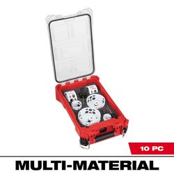 Milwaukee Hole Dozer Bi-Metal 4.6 in. L Hole Saw Kit Arbor Included