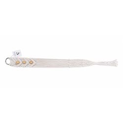 Meesh Drops Natural Macrame 38 in. H Arrow Pattern Plant Hanger 1 pk