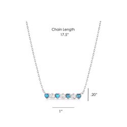 Montana Silversmiths Women's Alternating Hearts Necklace