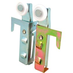 Prime-Line 7/8 in. D X 1/4 in. L Mill Nylon/Steel Sliding Pocket Door Roller Assembly 1 pk