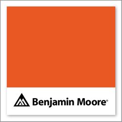 Benjamin Moore Festive Orange 2014-10