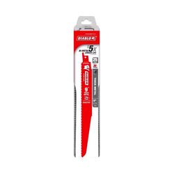 Diablo 9 in. Bi-Metal Thick Metal Reciprocating Saw Blade 8/10 TPI 1 pk