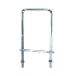 Hampton 3/8 in. X 3 in. W X 6.5 in. L Coarse Zinc-Plated Steel Square Bend U Bolt