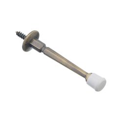 Ace 3 in. W Metal Antique Gold Rigid Door Stop Mounts to door and wall 1.8 in.