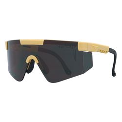 Pit Viper Sunglasses Unisex Tan Frame Smoke Lens