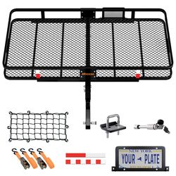 Mockins 60-inx24-inx6-in Trailer Hitch Cargo Carrier Rack Cargo Carrier 1 pk