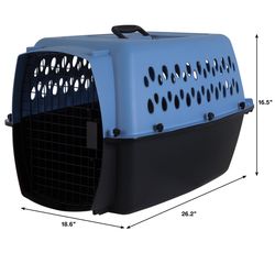 Aspen Pet Pet Porter Medium Plastic Pet Kennel Multicolored 18.6 in. H X 16.5 in. W X 26.2 in. D
