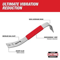 Milwaukee 12 in. Pry Bar 1 pk
