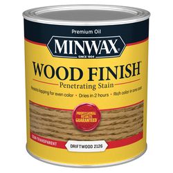 Minwax Wood Finish Semi-Transparent Driftwood Oil-Based Penetrating Wood Stain 1 qt