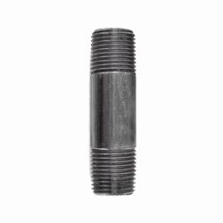 STZ Industries 1/4 in. MIP each X 1/4 in. D MIP Black Steel 3 in. L Nipple