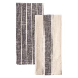 KAF Home Black Cotton Kitchen Towel