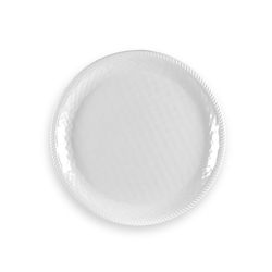 TarHong White Melamine Classic Rope Platter 1 pc