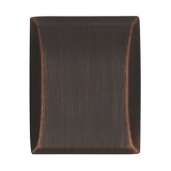 Amerock Candler Rectangle Cabinet Knob 1-1/4 in. D 1-1/8 in. Oil Rubbed Bronze 5 pk