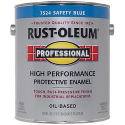 Rust-Oleum Professional Indoor and Outdoor Safety Blue Protective Paint 1 gal