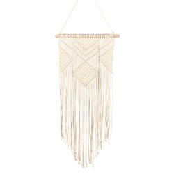 Primitive Planters 30 in. H X 30 in. L Natural Cotton Wall Hanging